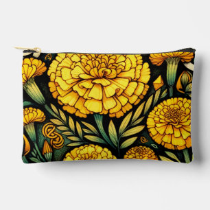 Pochette À Accessoires Fleurs Marigold