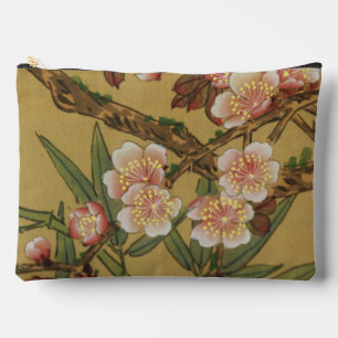 Pochette À Accessoires Fleurs vintages de cerises Fleurs japonaises asiat