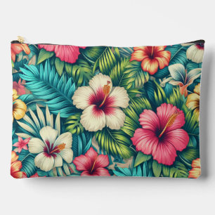 Pochette À Accessoires Floral hawaïen/tropical