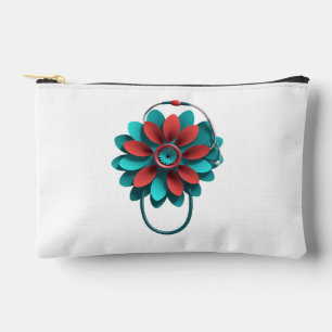 Pochette À Accessoires Floral Stethoscope Design – Unique Medical & Healt