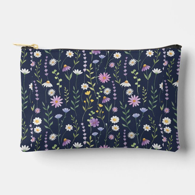 Pochette À Accessoires Floral Surface Pattern-Fashion Spring Flowers      (Recto)