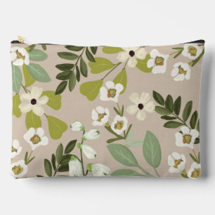 Pochette À Accessoires Floral verdure Motif moderne