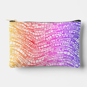 Pochette À Accessoires Formes géométriques abstraites au stylo et encre