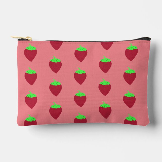 Pochette À Accessoires Fraise (Recto)