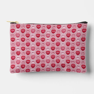 Pochette À Accessoires friandises colorées motif de coeur de la Saint-Val