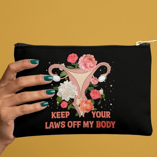 Pochette À Accessoires Gardez Vos Lois à l'Écart de Mon Corps (Créateur téléchargé)
