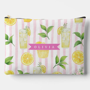 Pochette À Accessoires Gaufrette de cupcake personnalisée à l'aquarelle e