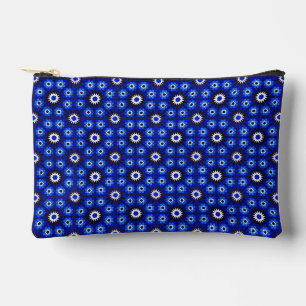 Pochette À Accessoires Géométrie en zellige bleu mystique