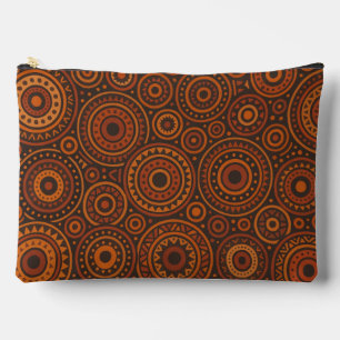 Pochette À Accessoires Géométrique Africain