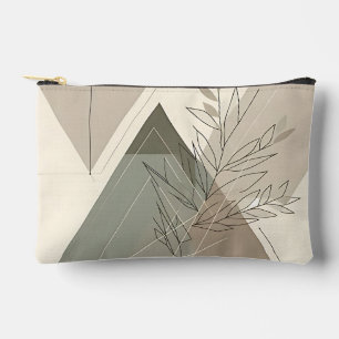 Pochette À Accessoires Géométrique minimaliste inspirée par la nature