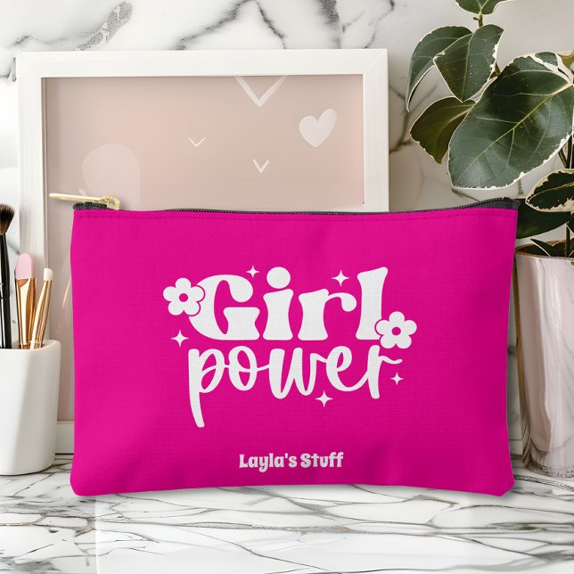 Pochette À Accessoires Girl Power Pink (Créateur téléchargé)