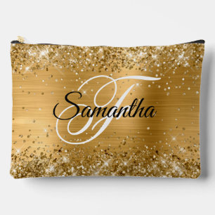 Pochette À Accessoires Glitterie or huile Fancy Monogramme