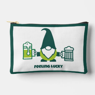 Pochette À Accessoires Gnome de la Saint-Patrick avec chope de bière