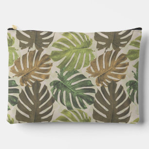 Pochette À Accessoires Golden Palm Tropical Feuille