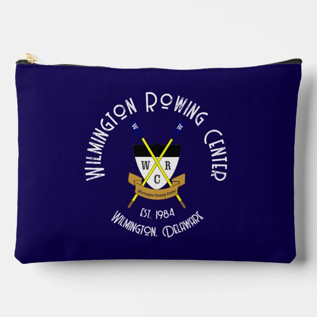 Pochette À Accessoires Grand Pouce zip bleu (Recto)