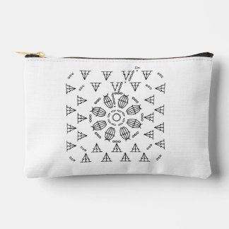 Pochette À Accessoires Granny Carré Motif Petit Pouch