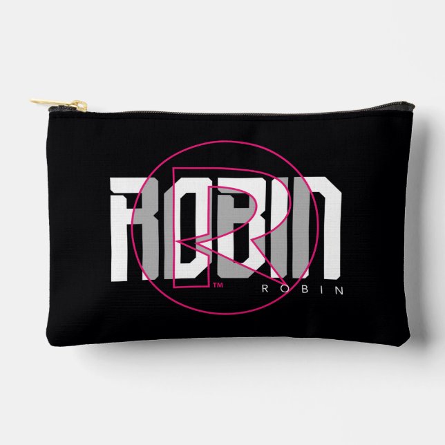 Pochette À Accessoires Graphisme Nommé Robin Hi-Tech (Recto)