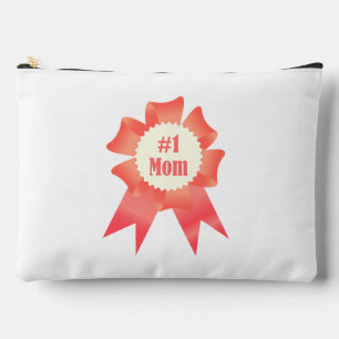 Pochette À Accessoires Gratitude Numéro Une maman lauréat du prix ruban