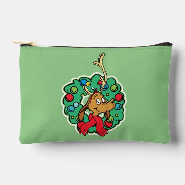 Pochette À Accessoires Grille | Max Christmas Wreath (Recto)