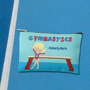 Pochette À Accessoires Gymnastique mignonne Blonde Girl Personnalisée Enf