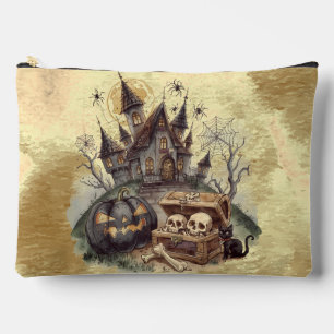 Pochette À Accessoires Halloween ,Gardien Crâne ,Épouvantable Effrayant, 