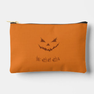 Pochette À Accessoires Halloween Jack-O-Lantern sorcière