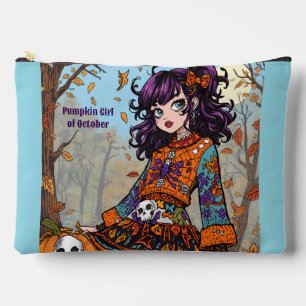 Pochette À Accessoires Halloween,Style Automnal Sombre, Mignon Épouvantab