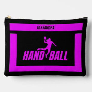 Pochette À Accessoires Handball Anniversaire Cadeau, Handball Player Girl