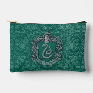 Pochette À Accessoires Harry Potter   Blason de Serpentard Vert
