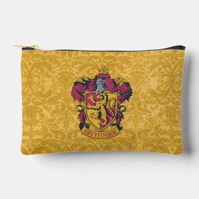 Pochette À Accessoires Harry Potter | Gryffindor Crest Gold et Rouge (Recto)