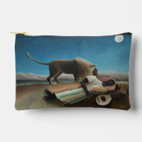 Henri Rousseau Dormir Gitan Lion Peinture