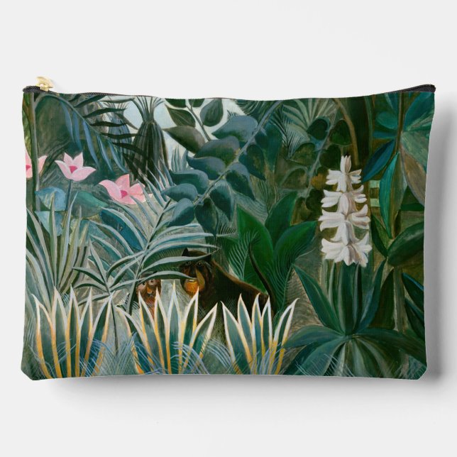 Pochette À Accessoires Henri Rousseau - La jungle équatoriale (Recto)
