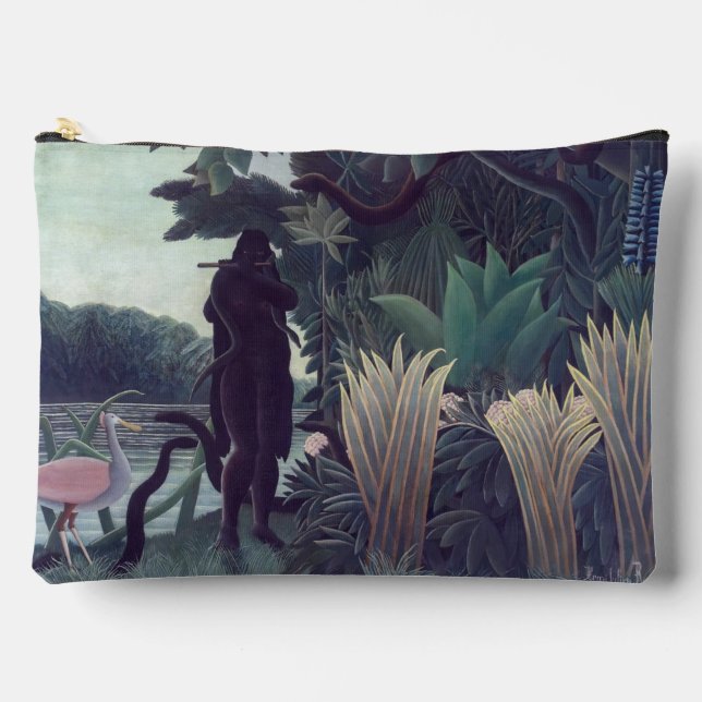 Pochette À Accessoires Henri Rousseau - Le Charmeur Des Serpents (Recto)
