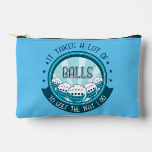 Pochette À Accessoires Il Faut Beaucoup De Ballons Au Golf Comme Je Le Fa