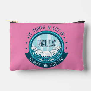 Pochette À Accessoires Il Faut Beaucoup De Ballons Au Golf Comme Je Le Fa