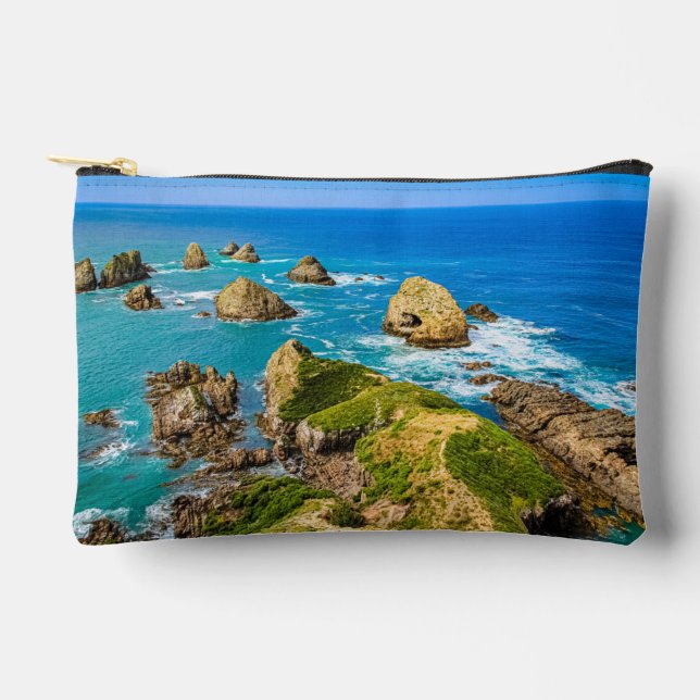 Pochette À Accessoires îlots Nugget Point, Nouvelle-Zélande (Recto)