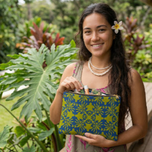 Pochette À Accessoires Impression aloha courtepoint hawaïenne honu