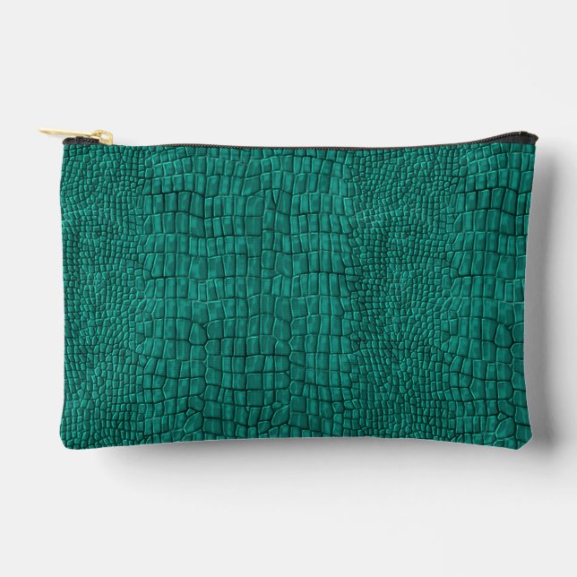 Pochette À Accessoires Impression d'alligator  (Recto)
