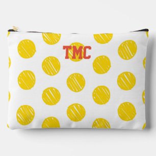Pochette À Accessoires INITIALES Pois de Pickleball Sports Amusement