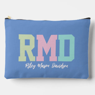 Pochette À Accessoires Initiales preppy mignonette tendance periwinkle ph