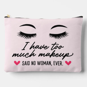 Pochette À Accessoires J'Ai Trop De Devis De Maquillage