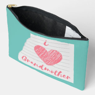 Pochette À Accessoires j'aime grand-mère