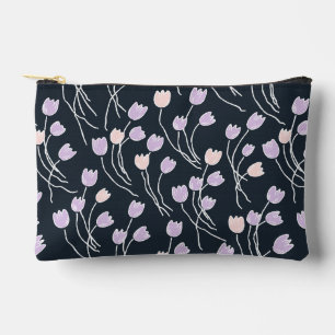 Pochette À Accessoires Jardin de Minuit Fleur Dark