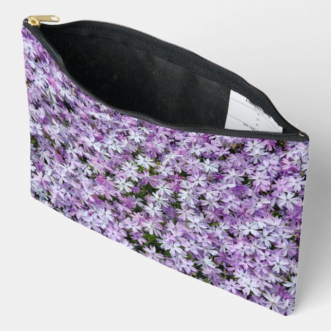 Pochette À Accessoires Jardin Purple Phlox (Ouvrir)