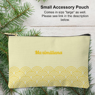 Pochette À Accessoires Jaune - Arches Glam Petit Accessoire Pouch