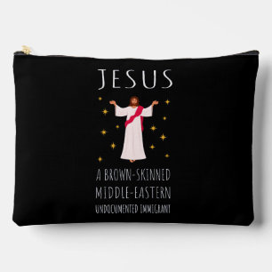 Pochette À Accessoires Jésus immigré clandestin à la peau brune I