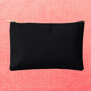 Pochette À Accessoires Jet noir couleur solide