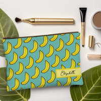 Joli bleu aqua jaune banane personnalisé