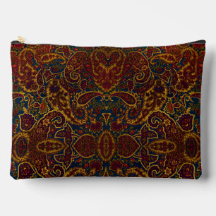 Pochette À Accessoires Joli design en cachemire marron foncé vintage