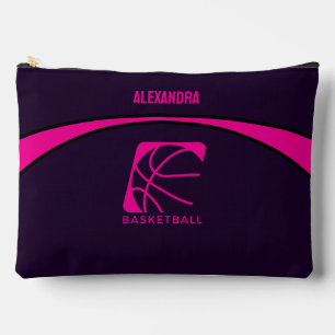 Pochette À Accessoires Joueur de basket, équipe, cadeau d'anniversaire